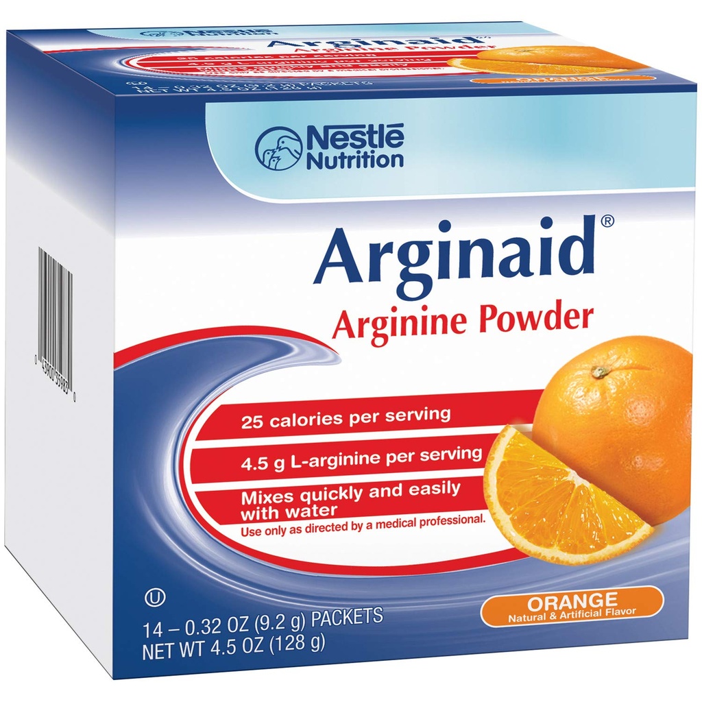 Novartis Nutrition Arginaid - Orange (boks med 14 9.2 g pakker)