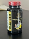 Omega 3 fettsyrer for kvinner - CHIA frø - Energitilskudd for Menopause, Digestive enzymer for kvinner, Chia frø med Omega-3-flaske 60 Softgels