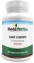Ekte urter Tart Cherry 4:1 Ekstrakt 1000mg - 60 vegetariske kapsler