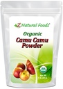 Z Naturlig organisk Camu Camu pulver, Naturlig vitamin C Supplement for immun støtte & Mood Boost, Bland i smoothies, Drikke og oppskrifter, Superfood pulver, rå, vegansk, ikke GMO, Glutenfri, 1 lb