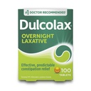 Dulcolax stimulerende Laxative tabletter, forutsigbare og effektive boblemiddel relief, lindrer Straining & Bloating, Bisacodyl 5 mg, 100 Antall