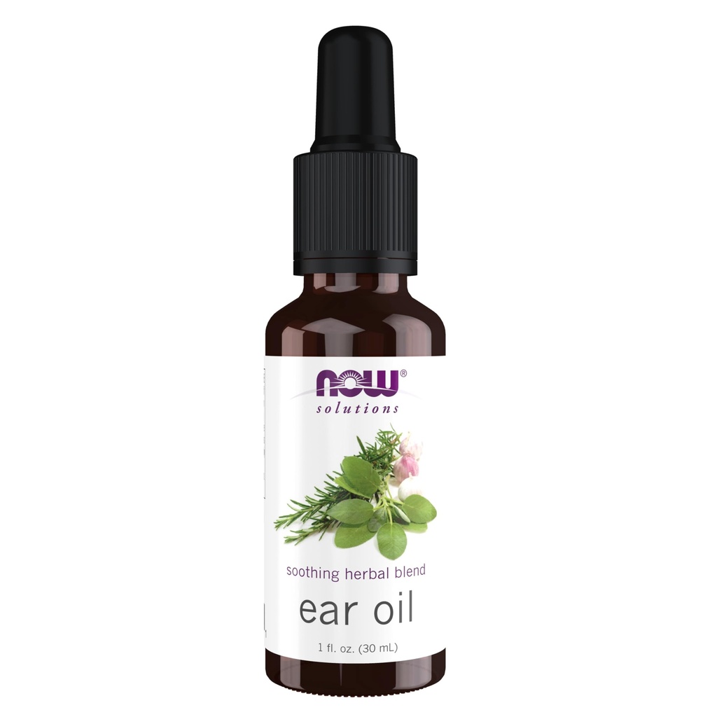 NU løsninger, øreolje, beroligende herbal blanding, flott på mild discomfort eller irritasjon, 1-Ounce