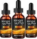 Manna flux drops, Mannaflux støtte Supplement flytende dråper - Maks styrke, Manna Flux helse og velvære dråper, Mannaflux alle naturlige formel, Manna Flux flytende dråper anmeldelser (3 Pack)