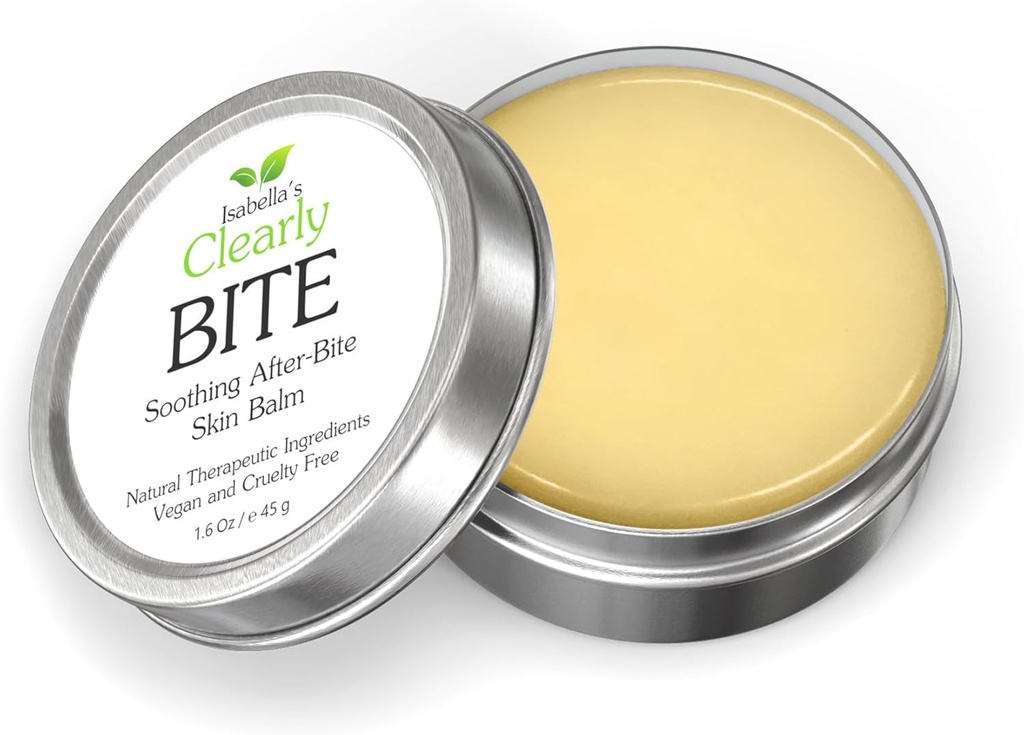 Isabella 's klart BITE Soothing Etter Bite Anti Itch Balm | Rask lindring fra Insect Bites | Naturlig Ointment med Aloe Vera, Peppermynte, Calendula | Vegansk, Cruelty Free, laget i USA