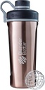 BlenderBottle Radian Shaker Cup Isolert rustfritt stål vannflaske med Wire Whisk, 26-Ounce, kobber