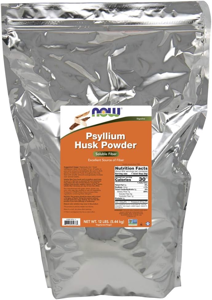 NU Psyllium Husk pulver, 12-pound