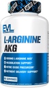 Evlution L-Arginine AKG - Vasodilation & Nutrient leveringsstøtte - Nitric Oxid Precursor - 1000mg L-Arginine AKG - Glutenfri og ikke-GMO - Kosttilskudd - 60 Services - 120 Veggie Kapsler