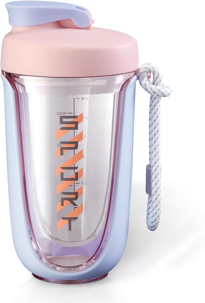 shaker kopper for protein rister 20 oz protein shaker flaske, Leak Proof, Den perfekte Shaker for Gym, Pre-Workout flaske, Cocktail Shaker Cup, Weight Loss Supplement Shakes