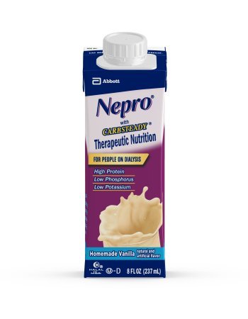 NEPRO CARB STEADY HOMEMADE VANILLA 8 OZ INNEHOLDere
