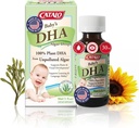 CaTALO Babys Algae DHA Drops - Plantebasert omega-3 Supplement for spedbarn - Ingen fiskeolje, Ingen kunstige tilsetningsmidler - lett å bruke flytende DHA Supplement - 30 ml (1 fl oz)