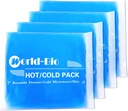 Gel Mykt fleksible ispakker for skadeskader, Reusable Cold Pack, Hot Cold Compress for Joint & Muscle Smerte, Kirurgisk gjenoppretting, Inflammasjon, Svelging, Ansikt, Hode, Vrist, Ankle & Foot Skade, 4 Pack-5,1"x6.3"