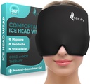 Komfortabel megraine hodepine Relief Cap - Migraine Ice Head Wrap Med 360° Form Montering Design - Gel Ice Cap - Naturlig varm eller kald terapi For hodepine, strekk, puffy øyne, stress -En størrelse passer alle