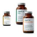 ALGAECAL Bone Health Bundle - D3 Complete (1000 IU) + K2, vitamin E, vitamin A & plantebasert kalsium klinisk støttet for å øke beintettheten