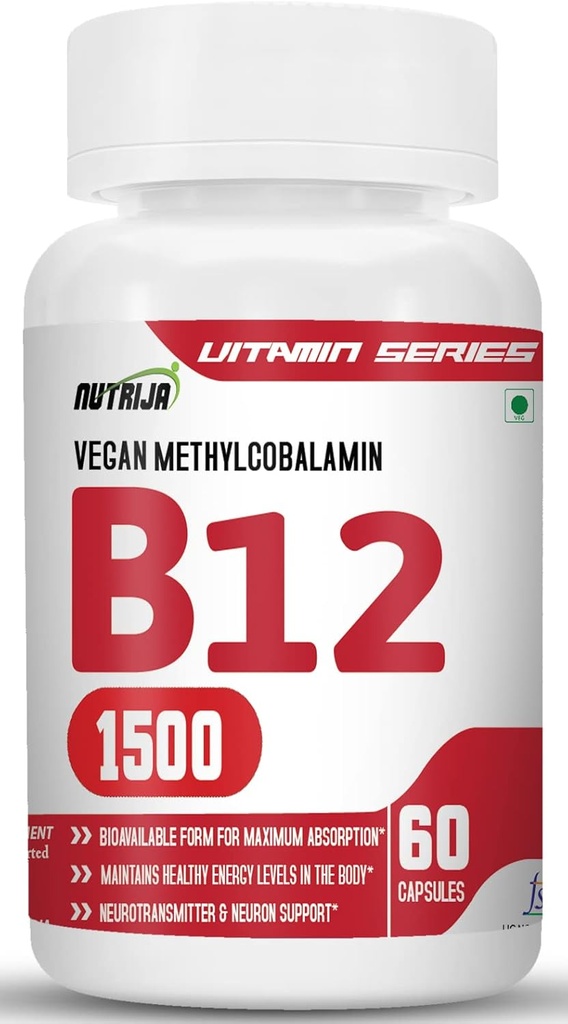 Vitamin B12 Supplement (60 kapsler)