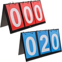 APORO Bærbar tabell topp Scoreboard Flipper, Multi Sports Score Flip Score