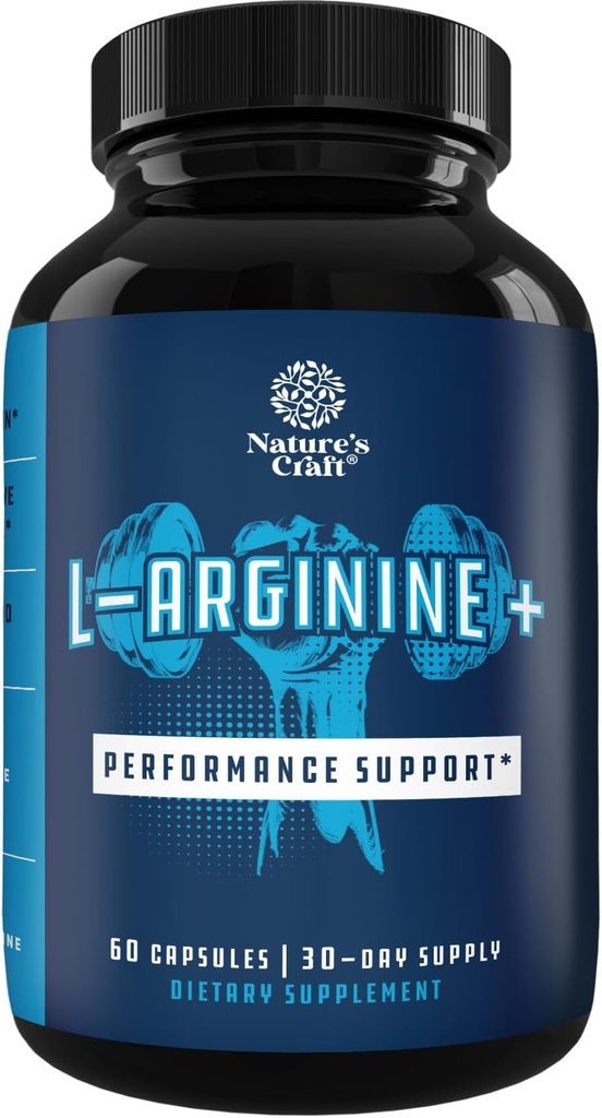 Pre Workout Nitric Oxid Supplement - Extra styrke L Arginine L Citrulline Supplement med Beta Alanine Nitric Oxid Booster for forbedret ytelse styrke vaskularitet og muskel gjenoppretting