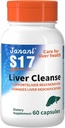 Jalanl Liver Cleanse Detox & Repair Melk Thistle Liver-Liver Protection Liquid er rik på Silymarin og FDP Cell Energy Fluid, med 15 flasker totalt 7,5 FI oz - Clearing