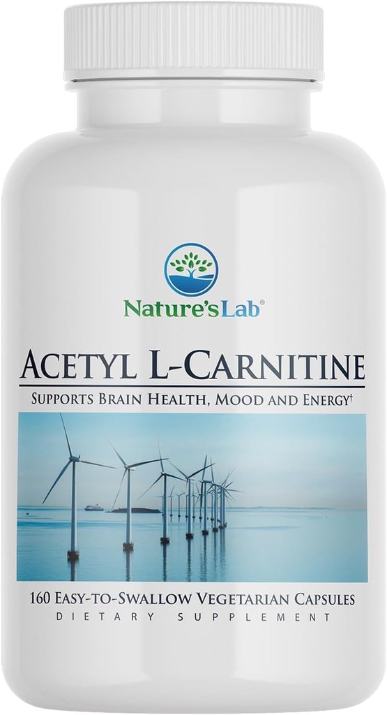 Naturens Lab Acetyl L-karnitin 2.000mg - 160 kapsler