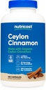 Nutricost organisk kanel (Ceylon kanel) 1200 mg servering, 150 kapsler - Glutenfri, ikke-GMO