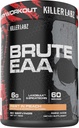 KILLER LABZ Brute EAA Branched kjede og essensielle aminosyrer | 6g Aminos å akselerere gjenoppretting og lean masse gevinster 60 serveringer (Rest i fersken)