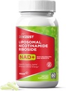 NAD+ Supplement NMN Alternativ - Liposomal Nikotinamid Riboside med Resveratrol & Quercetin for anti aldrende celle regenerasjon energi fokus for menn kvinner