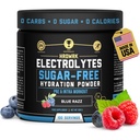 HRDWRK Elektrolyserer pulver med magnesium, kalium - sukkerfri elektrolyter øker utholdenhet og reduserer tretthet med dette elektrolyter Supplement - maksimal hydrasjon - ketovennlig