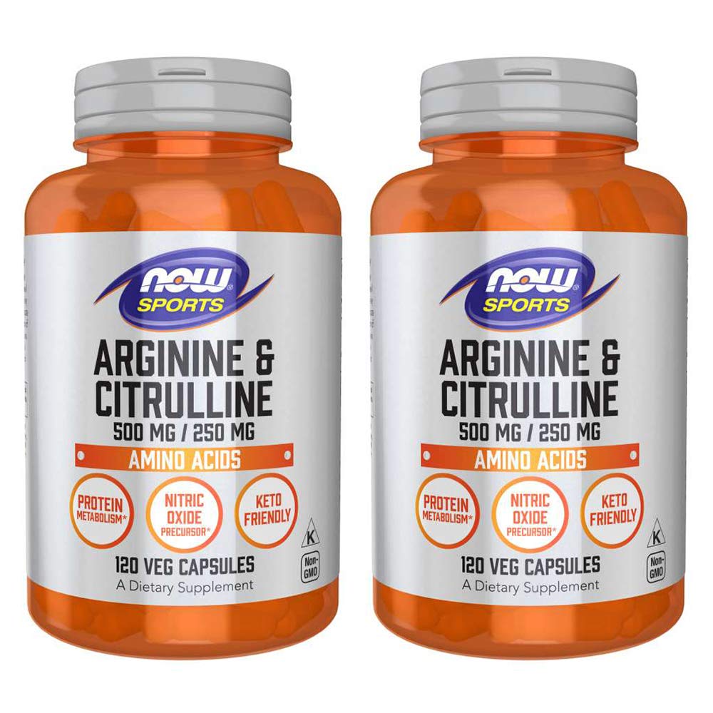 Arginin & Citrulline 500/250 mg - 120 kapsler (2 pakke)