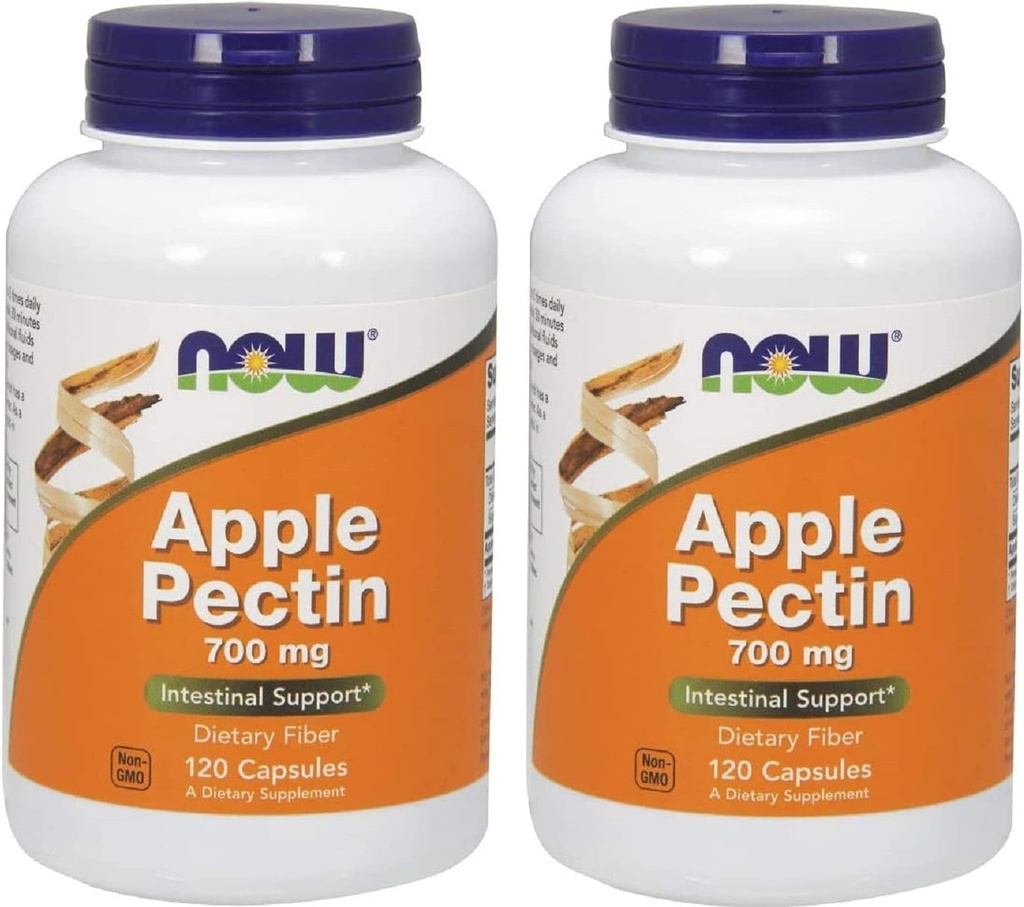 Apple Pectin 700 mg 120 kapsler (pakke på 2)