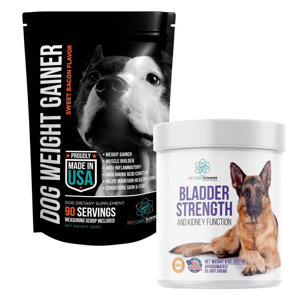 Hundevekt gevinster pulver og blader styrke Chews