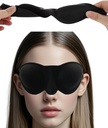 Moisture Chamber Briller for tørre øyne Relief, 3D Silikone Hydrating sovebriller med mykt og behagelig, Sleep Mask for CPAP brukere,justerbar stropp