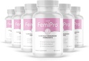 Femipro Bladder Control kosttilskudd for kvinner og menn, naturlig urt og probiotiske blanding, støtter urinbåndstrakt helse og mikrobiombalanse | laget i USA ikke-GMO, 30 kapsler, 6 måneders forsyning