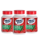 Flytte gratis Advanced Glucosamine Chondroitin MSM felles støtte Supplement, støtter mobilitet Comfort Styrke Flexibility & Bone - 120 greve (Pack of 3)