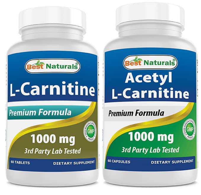 Beste Naturals L-karnitin 1000mg & Acetyl L-karnitin 1000mg