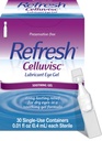 Oppfrisk Celluvisc Lubricant Eye Gel For tørre øyne, Preservativ-fri dråper, 0,01 Fl Oz Enkeltbruksbeholdere, 30 greve