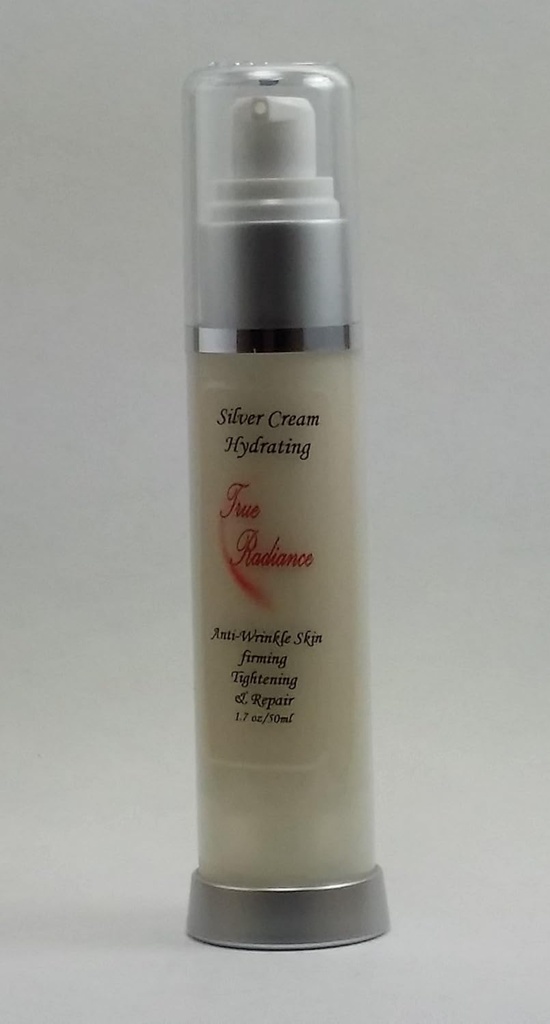 SILVER CREAM Marine Collagen Anti-Aging, Wrinkel Reduksjon og superhydrator.DMAE, Alpha lipoinsyre, Ceremid 3, Hyaluronsyre PARABEN GRATIS 1,7 oz / 50 ml.
