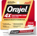 Orajel 4X for tannsmerter og gum smerte: alvorlig krem tube 0.33oz- fra oral smerte lindring merkevare