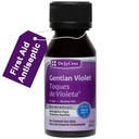 De La Cruz Gentian Violet - Viola de Genciana 1% Førstehjelp Antiseptisk for kutt, skrap og Burns, 1 FL OZ