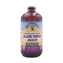 LISTE AV DESERT Organic Aloe Vera Hele Leaf Preservativ Free, 32 FZ
