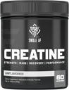 Swole AF | CREATINE Mono | Pre & Post Trening for muskel gevinst utholdenhet og gjenoppretting | Kosttilskudd for å forbedre styrke kraft ytelse og muskelvekst