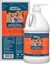 Alaska Naturals Wild Alaskan Salmon Fish Oil Supplement for hunder Hud og Coat med EPA DHA Omega 3 fettsyrer flytende matTopper 64 oz. Pump