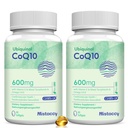 CoQ10 600mg Softgels | høy absorpsjon CoQ10 Ubiquinol Supplement | Redusert skjema Forbedret med vitamin E & Omega 3 6 9 | Antioksidant Powerhouse God for helse | 120 Softgels