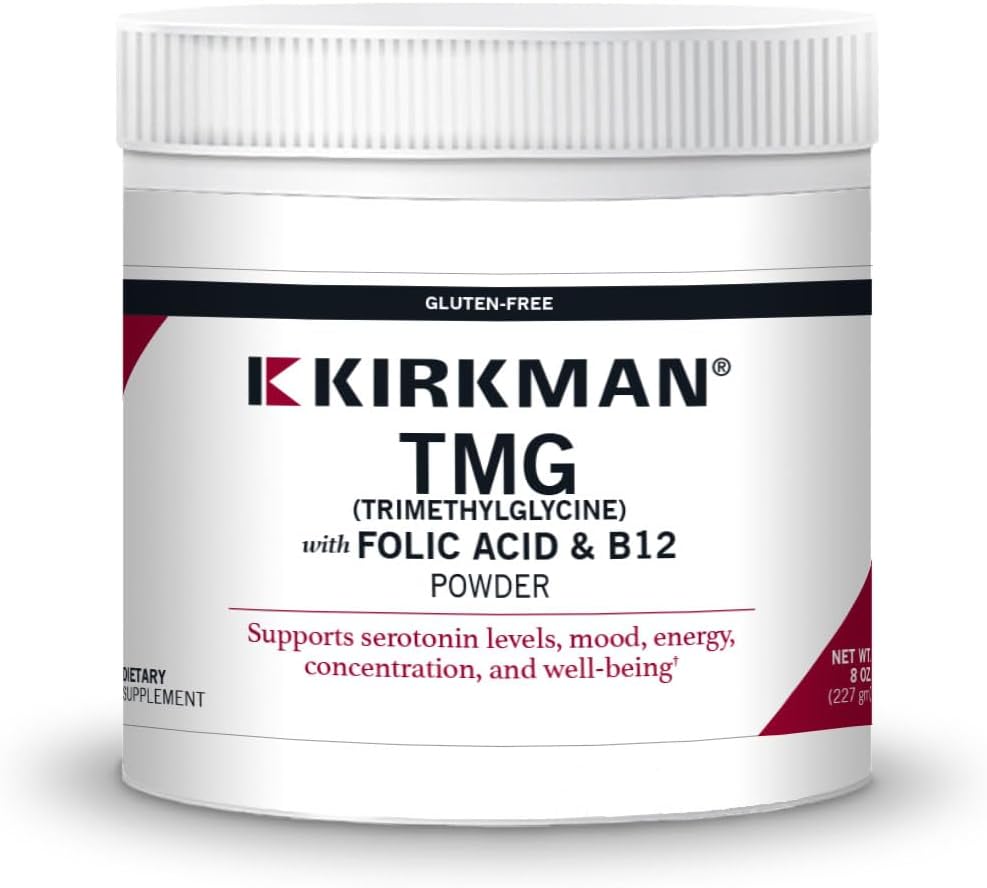 Kirkman - TMG med folsyre & B-12 pulver 8oz