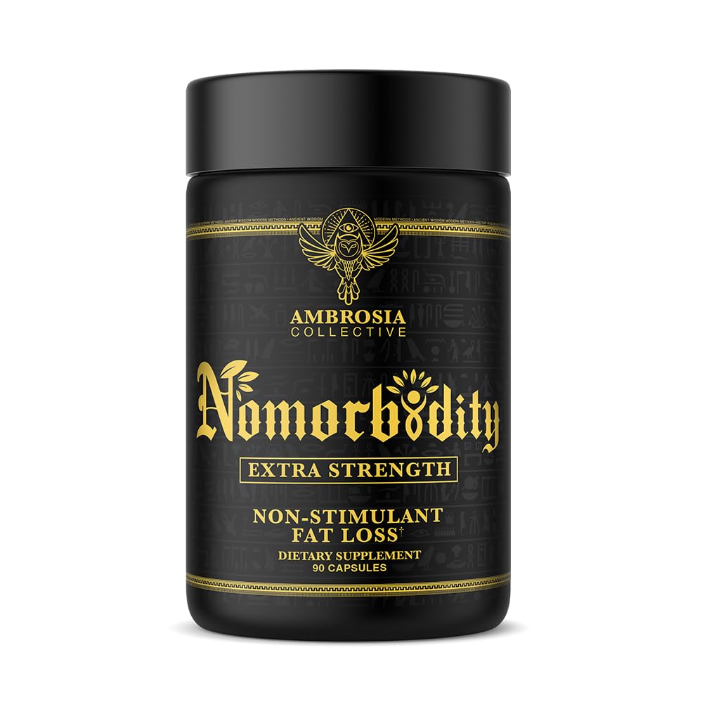 Ambrosia Nomorbidity Advanced Appetite Control & Hunger Management Formel ® Appetite Suppliant & Mood Støtte med KSM-66 Ashwagandha, Garcitrin og Thinogen
