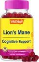 VelJa Lions Mane Gummies for voksne (2 000mg) | Lions Mane Supplement Minne og Focuse Support | Glutenfri, Ikke GMO | Berry Flavor | Lions Mane Gummies 60 greve