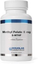 Douglas Laboratories - Metyl 5 mg (5-MTHF) - Biologisk aktiv vitamin B9 å støtte kardiovaskulær helse og humør - 60 kapsler