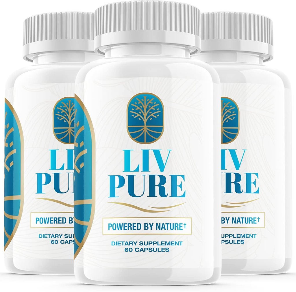 (3 Pack) Liv ren drevet av naturen Advanced Formula Liver Live ren perfisering funksjon Supplement (180 kapsler)
