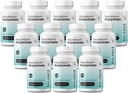 Magnesium Bisglycinate 200mg - høy absorpsjon Chelated Magnesium Supplement - Gentle on Mage, Glutenfri, støtter søvn, muskel krummer og positiv Mood - 120 kapsler (pakke med 12)