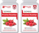 Rosehip Health+ (pakke på 2) 5000 mg 120 tabletter - UK Produsert GMP Garantert kvalitet - Egnet for vegetarianere og veganer fra provis helsevesen