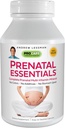 ANDREW LESSMAN Prenatal Essentials 180 kapsler - Komplett prenatal vitaminer for kvinner, Ingen additiver Prenatal Multivitamin, Næringsstoffer for kvinner prenatal, postnatal-metylfolat prenatal med jern