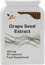 Ved OPC Grape Seed Extract Kapsler, Min. 95% Oligomeric Proanthocyanidins, 400 mg 90 Vegan Capsule (3 måneders forsyning)